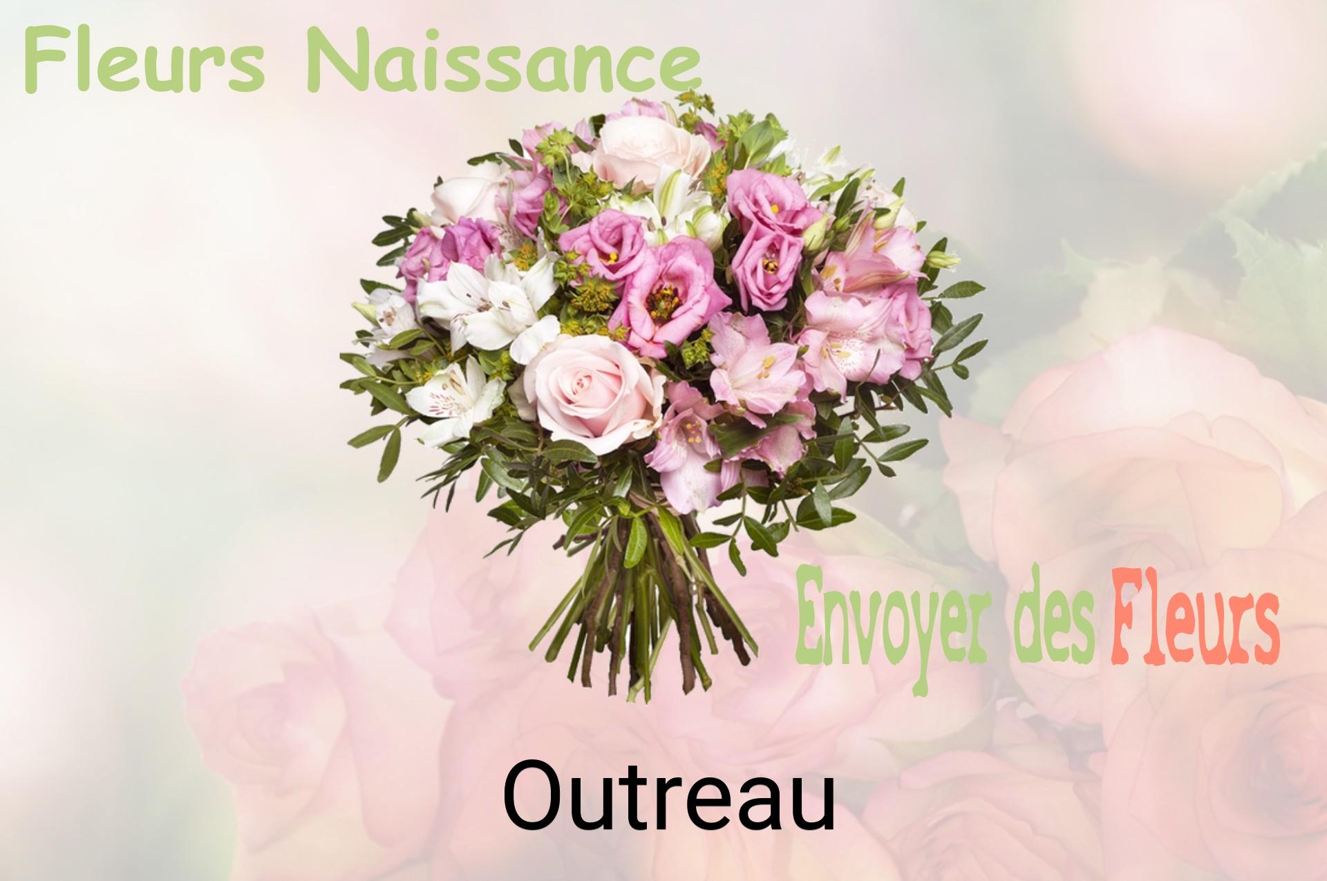 Bouquet de fleurs de naissance livré à Outreau
